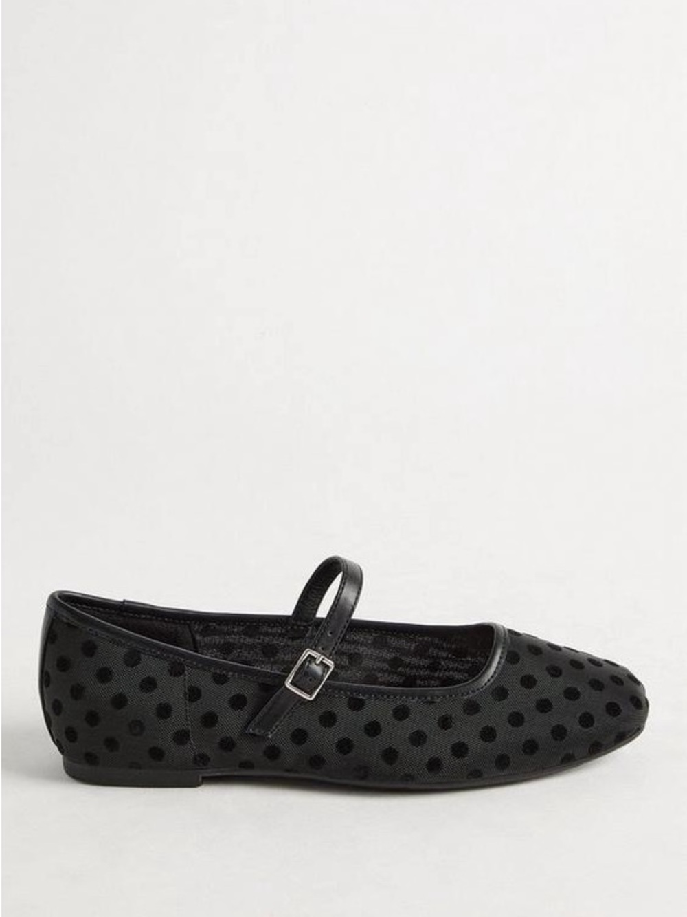 Torrid size 8.5 WW mesh strap flat black NWT - Picture 2 of 10